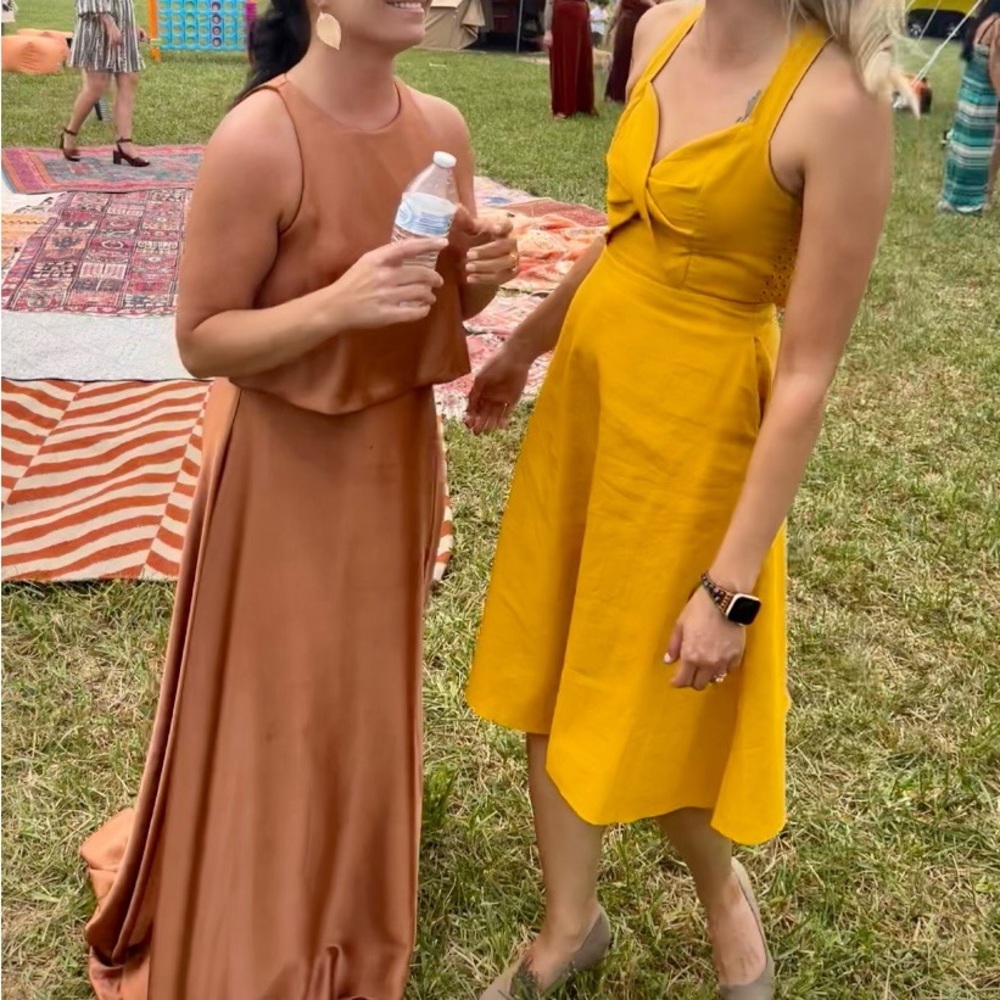 Yellow two sisters the label dress